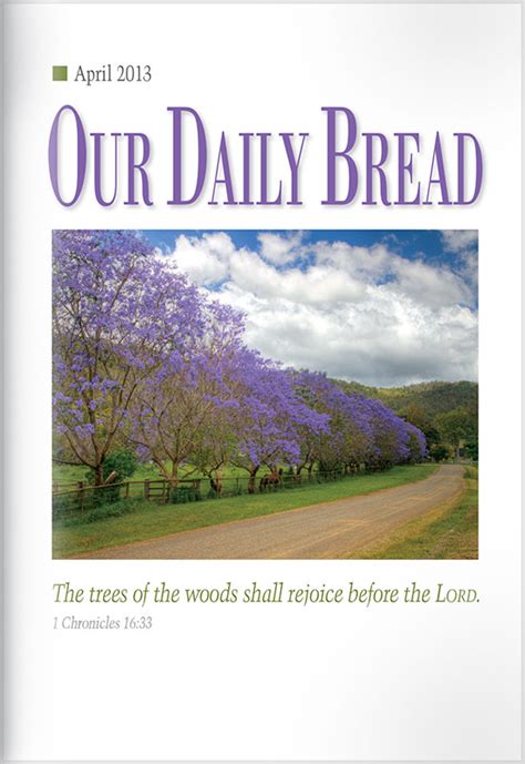 Our Daily Bread Cover April 2013 | Our Daily Bread