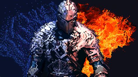 Dark Souls Pixel Art Wallpaper