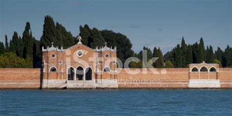 Cemetery On San Michele Island In Venice, Italy Stock Photo | Royalty ...