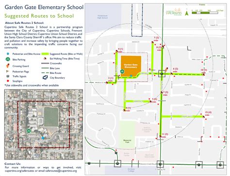 cupertino routes to school map - Cupertino Today