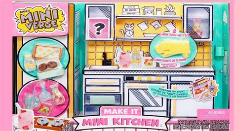 NEW!!! Mini Verse Make it Mini Kitchen Unboxing - YouTube