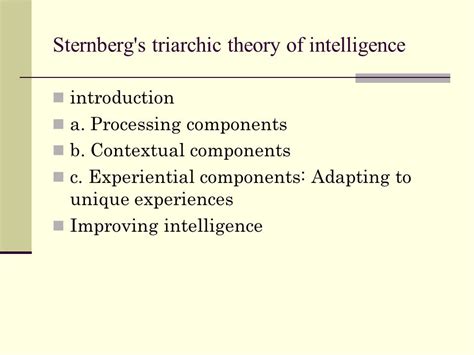 😍 Triarchic theory of intelligence examples. Triarchic Theory of Intelligence. 2019-01-13