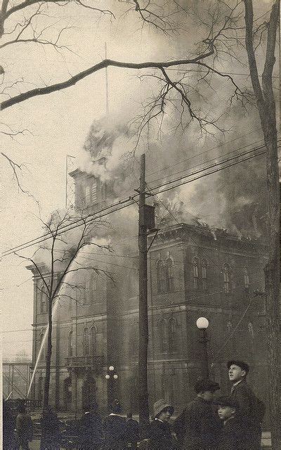 City Hall burning, 1914, Warren, Ohio | Warren ohio, Ohio history, Local attractions