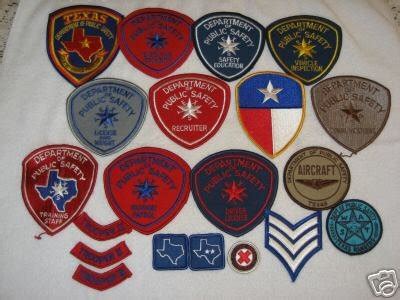 Texas DPS shoulder patch collection - 20 items | #23362662