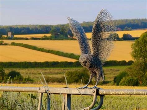 My Owl Barn: Amazing Wire Sculptures by Helen Godfrey | Wire art ...