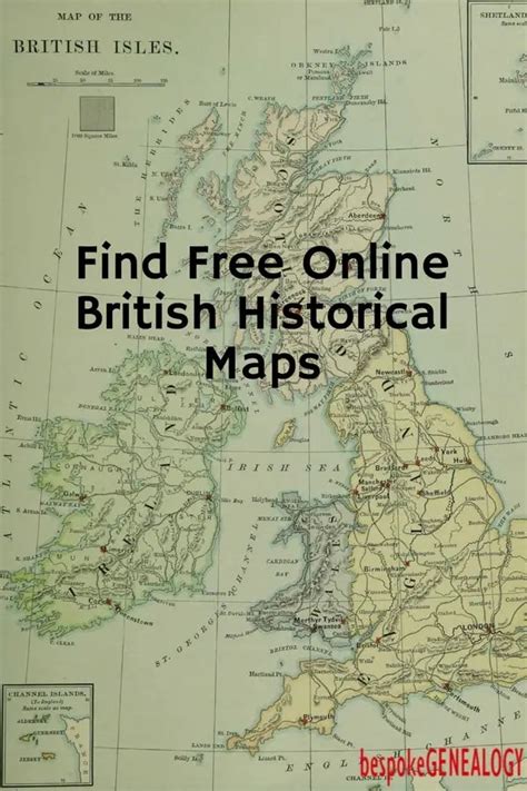 How to find free historical UK maps online - Bespoke Genealogy