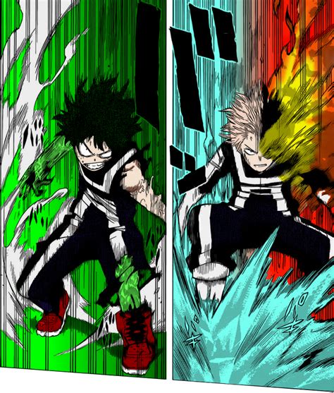 Boku no Hero Academia || Midoriya Izuku vs Shouto Todoroki | Imagenes ...