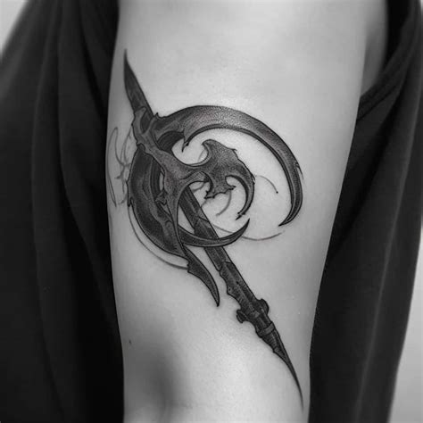 Scythe Tattoo Meaning & Symbolism (Doom)