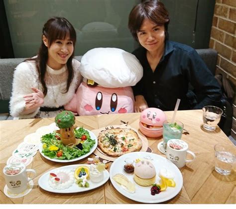 Masahiro sakurai and the voice actress for Kirby, Makiko Ohmoto visits ...