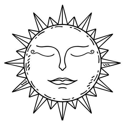 7 Best Images of Sun Outline Printable - Tangled Sun Outline, Sun ...