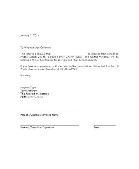 Sample Absent Letter To Teacher Database - Letter Template Collection