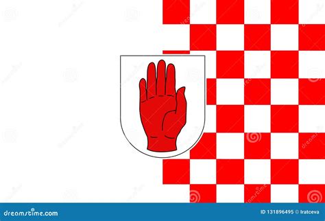 Flag of County Tyrone is a County in Ireland Stock Illustration ...