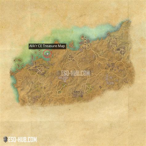 Alik'r CE Treasure Map - ESO Hub - Elder Scrolls Online