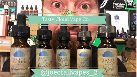 Tasty Cloud Vape co. review for March, 2016-Joe of all vapes. - YouTube