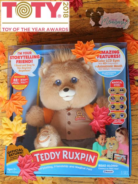 TOTY 2018 Nominee: Teddy Ruxpin 2017! - New Mommy Bliss