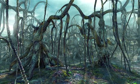 alien forest 3d max