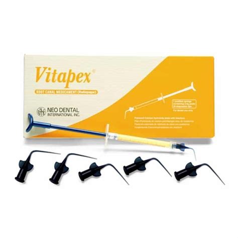 Dental Vitapex Premixed Calcium Hydroxide Paste Root canal filling, 2 ...