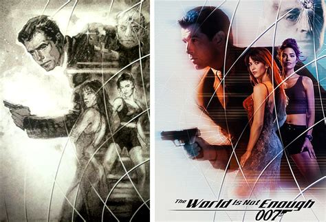 Illustrated 007 - The Art of James Bond: The World Is Not enough Poster Concept