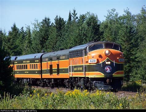 Captivating Great Northern EMD F7(A) in Two Harbors, Minnesota