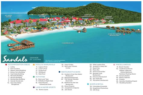 Map Of St Lucia Showing Resorts Time Zone Map Usa - vrogue.co