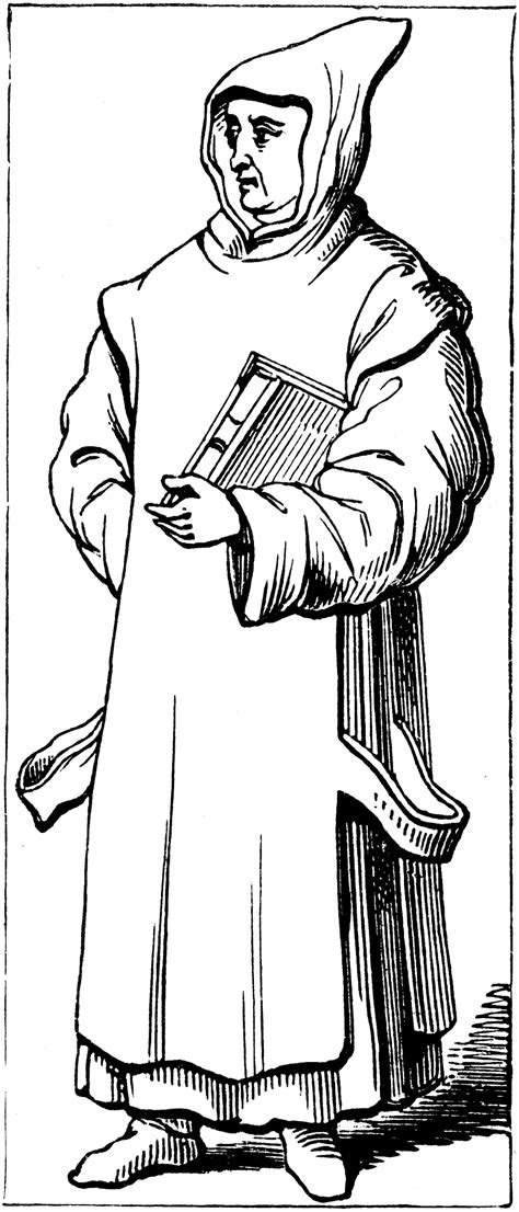 A Carthusian | ClipArt ETC