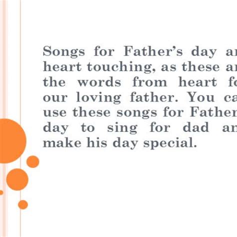 Best Songs for Fathers day