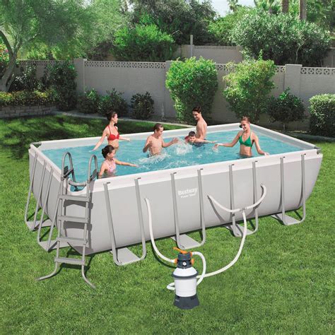 Bestway 56673 Swimming Pool with Sand Filter Pump 488x244x122cm 16ft