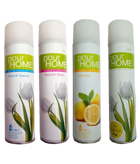 POUR HOME Room Freshener Spray 225 ml Pack of 4: Buy Online at Best ...