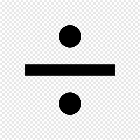 Obelus Division Sign Symbol Mathematics, symbol, angle, text png | PNGEgg