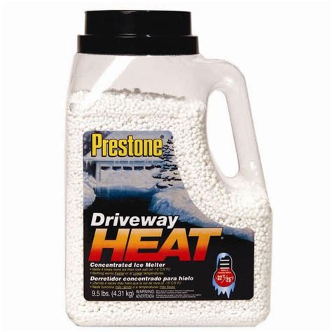 Prestone Driveway Heat 9.5 lb. Concentrated Ice Melt-95J-HEAT - The Home Depot | Ice melting ...