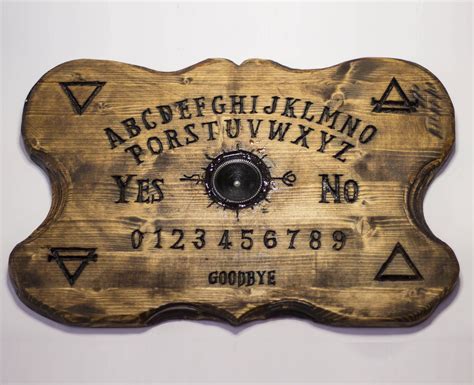 Real Ouija board Wood Hand-Sculpted | Etsy