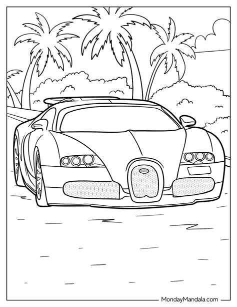 22 Bugatti Coloring Pages (Free PDF Printables)