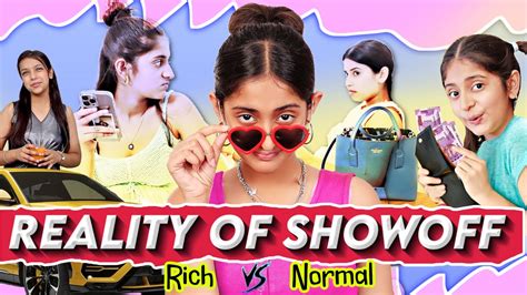 Reality of SHOWOFF - Rich vs Normal Family | A Short Moral Movie | MyMissAnand - YouTube