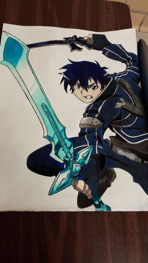 Sword Art Online Drawing: Kirito by SunlessVamp95 on DeviantArt