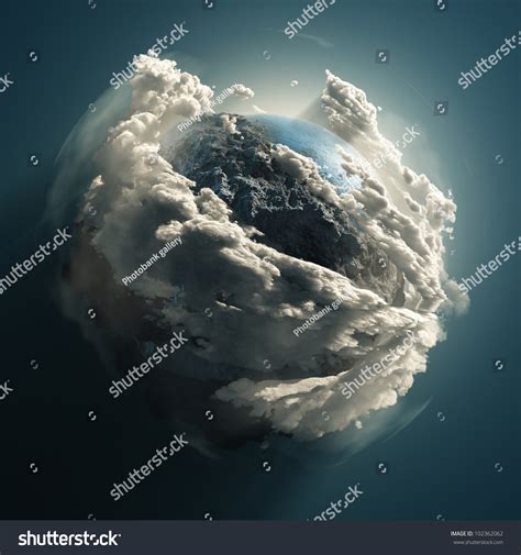 Earth Day Clouds Planet Space Video Stock Illustration 102362062 ...