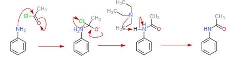 organic chemistry - What is the mechanism for the reaction of acetyl ...