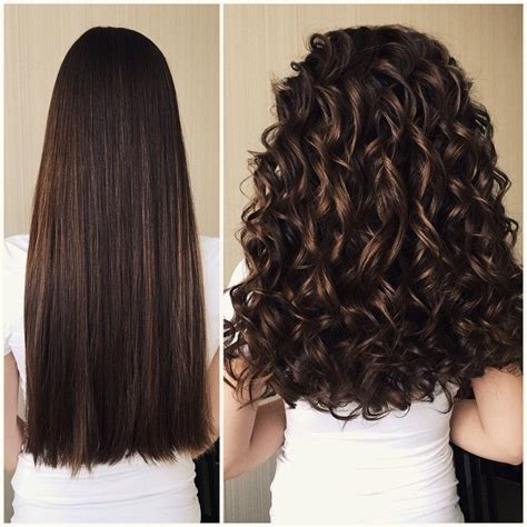 Thin Hair Spiral Perm Before And After - Medium hair perm with grey ...