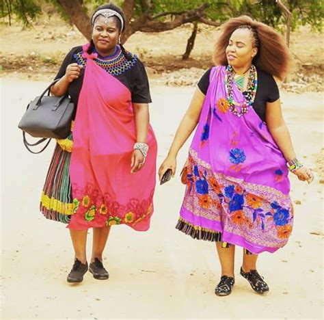 Clipkulture | Ladies In Tsonga Traditional Xibelani Attire