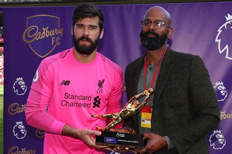 Alisson wins 2018/19 Premier League Golden Glove award