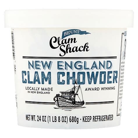 Blount Clam Shack New England Clam Chowder, 24 oz