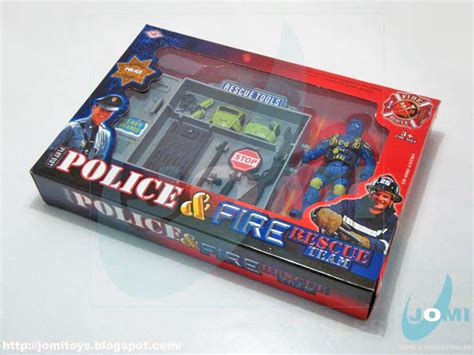 JoMi toys: Police & Fire Rescue Team Playset - Locker - Bootleg