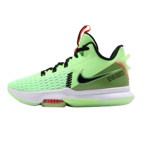 Nike LeBron Witness 5 EP Lime Glow Black Bright Mango CQ9381300 ...