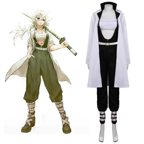 Demon Slayer Shinazugawa Sanemi Cosplay Costume Outfits Halloween Carn – TrendsinCo… | Tenues de ...