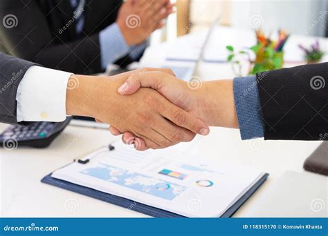 Business People Shaking Hands Successful Deal after Great Meeting. Stock Photo - Image of happy ...