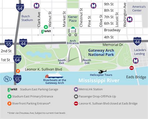 Parking Options | The Gateway Arch