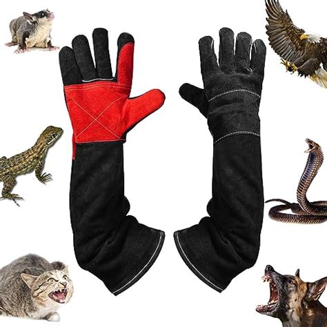 Jossens Animal Handling Gloves,Cat Bite Proof Gloves,Multipurpose Pet ...