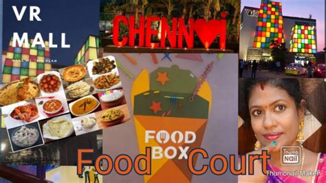 VR Mall Chennai / VR Mall Food Court Chennai - YouTube