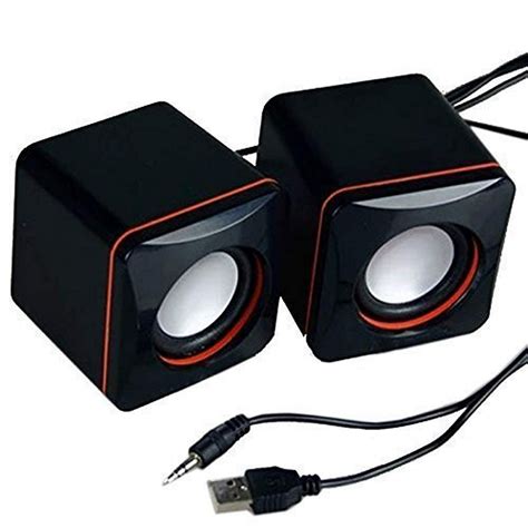 Mini Portable Speaker, Portable Computer Speakers USB Powered Desktop ...