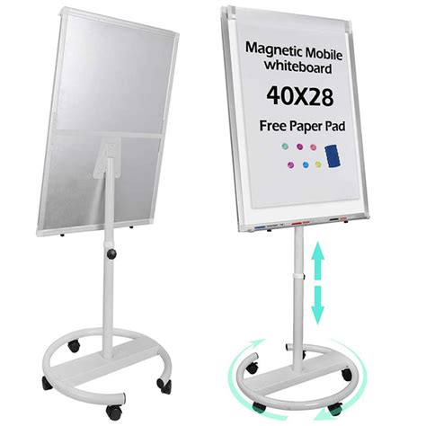 ZENY™ Mobile Magnetic Dry Erase Board 40''x28'' Magnetic Whiteboard On - ZENY Products