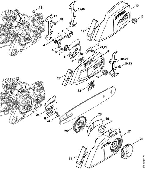 Exploring the Parts of the Stihl MS 261: An Interactive Diagram